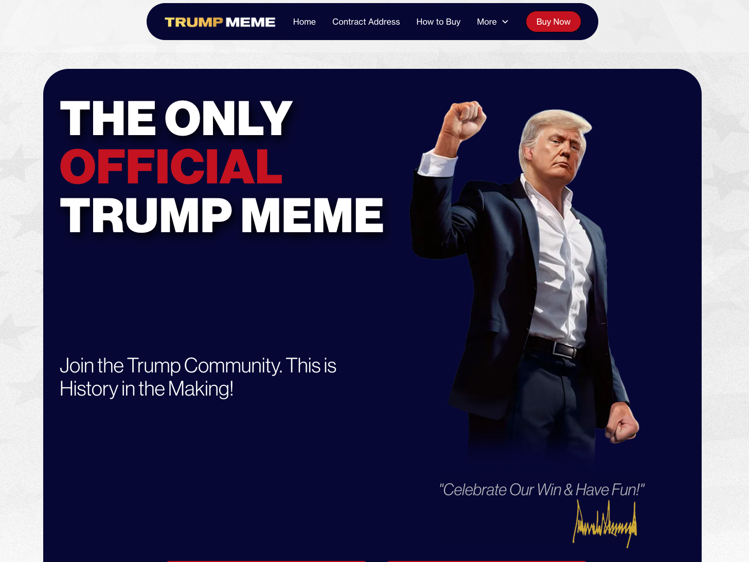 Official trump meme coin